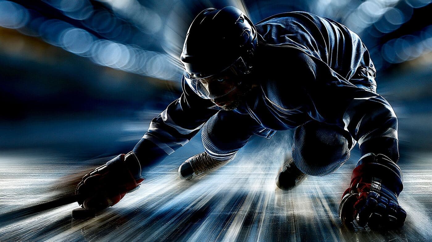 Joueurs de hockey sur glace